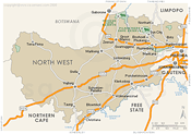 North West Province Search by Map
