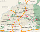 Accommodation in Limpopo Map