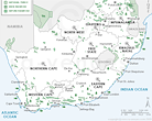 Game Reserves Map