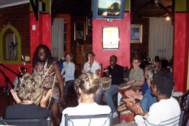 Join a Drumming Circle at Imbizo Caf�