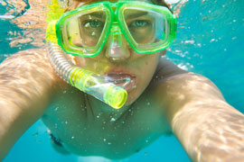 Snorkeling in East London