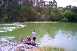 Fly fishing at Carryblaire