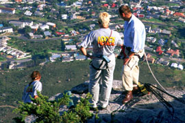 Abseiling Table Mountain