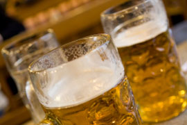 Enjoy a cold one at Dixies Pub