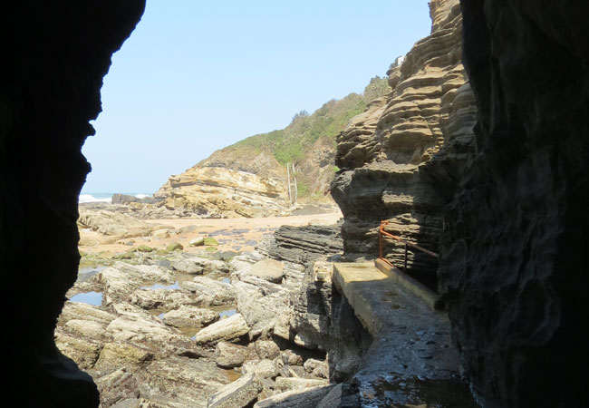 View through the Hole in the wall