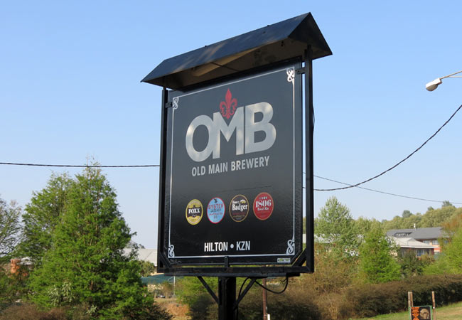 Old Main Brewery Sign