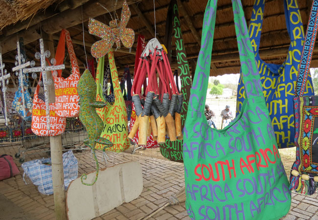 Bags for sale at the market