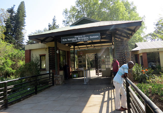 Entrance to the National Botanical Garden in Pietermaritzburg