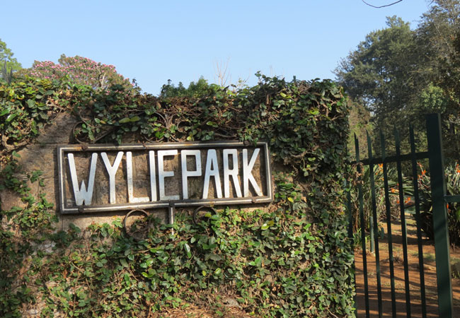 Entrance to Wylie Park