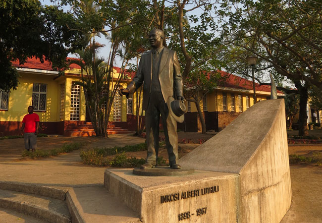 Albert Luthuli Statue in Stanger