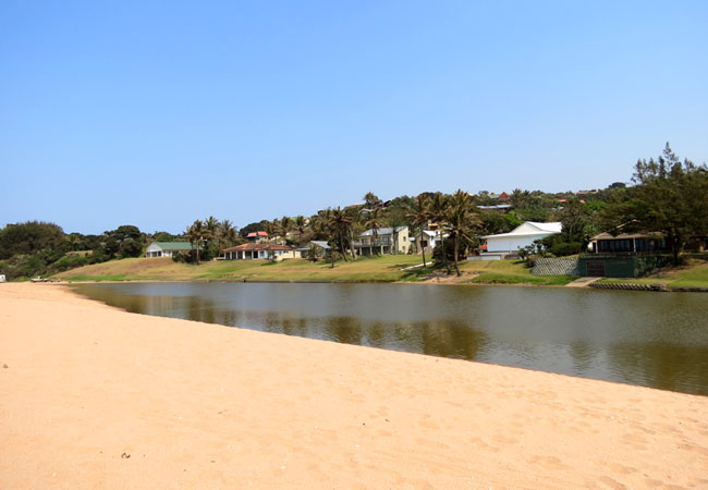 Lagoon front cottages