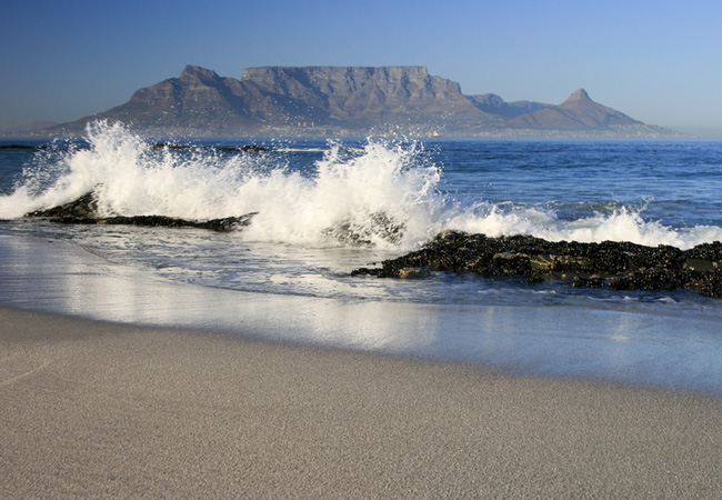 Views of Table Mountain from the Blaauwberg Area