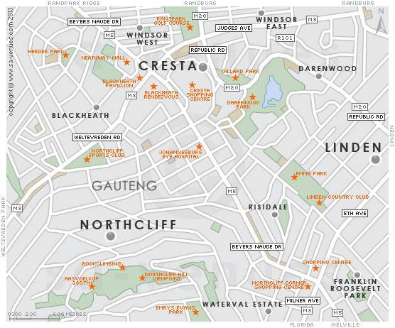 Cresta Map Cresta Map