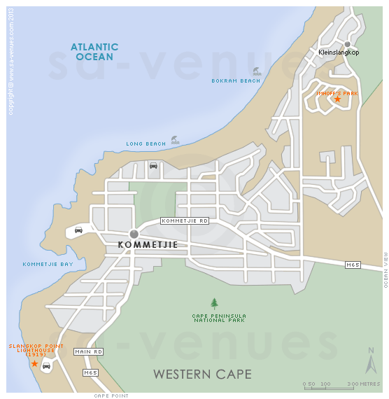 Kommetjie Map
