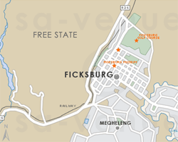 Kroonstad Street Level Map