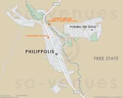 Kroonstad Street Level Map