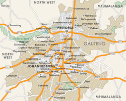 Hybrid Physical / Political Map