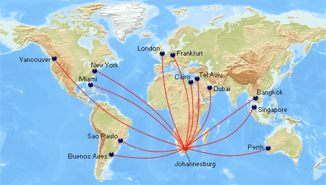 Air Travel To South Africa / Getting To South Africa