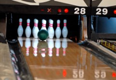 TEN PIN BOWLING AT GRAND WEST