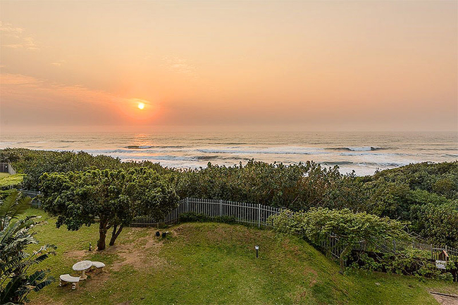 Sun Rise Over Shelly Beach from the Balcony