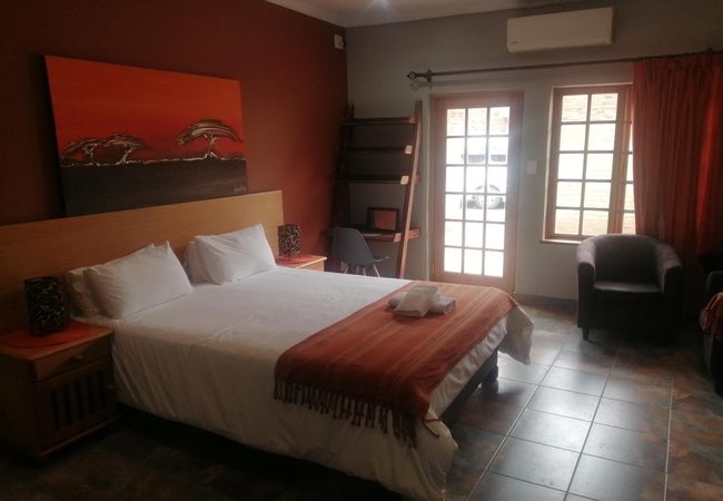 Self catering studio with aircon