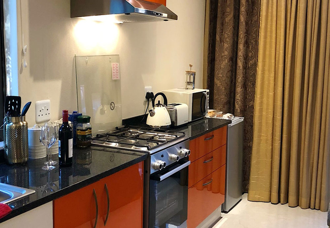 Orange Suite Kitchen