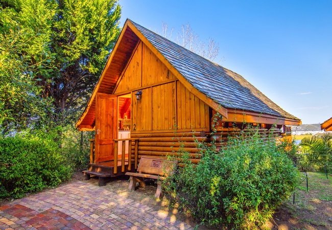 Individual Double Log Cabin