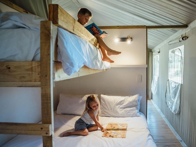 Glamping Tent with Hot Tub
