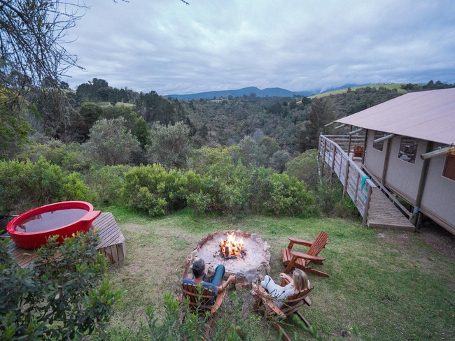 Glamping Tent with Hot Tub