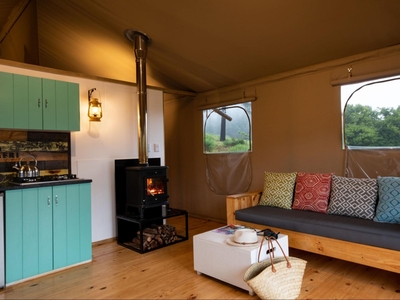 Glamping Tent with Hot Tub
