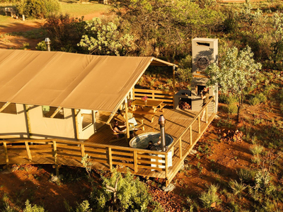 Exclusive Use Glamping Tent with Hot Tub