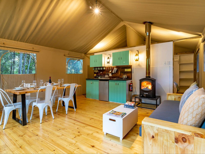 Exclusive Use Glamping Tent with Hot Tub