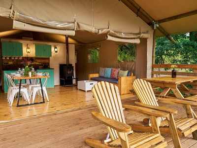 Exclusive Use Glamping Tent with Hot Tub