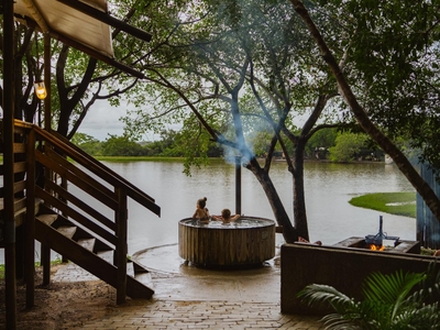 Boutique Hot Tub Tent