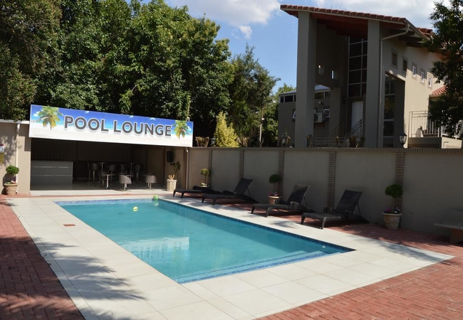 The pool lounge