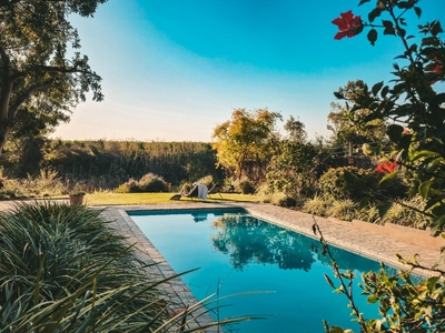 Shared swimming pool for chalets