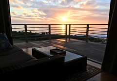 Luxury room sunrise view