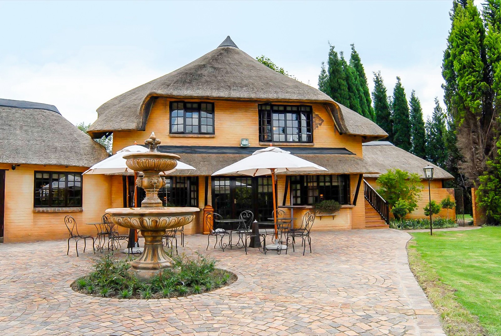 Main building and reception