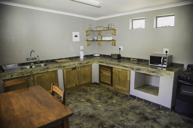 Zebra House with Kitchen and Boma