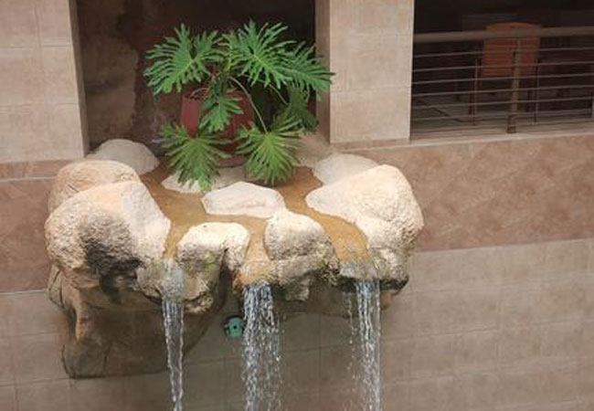 Indoor Pool Waterfall