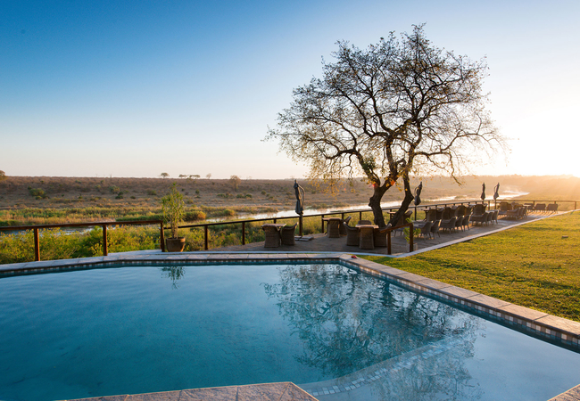 Pool and viewing deck