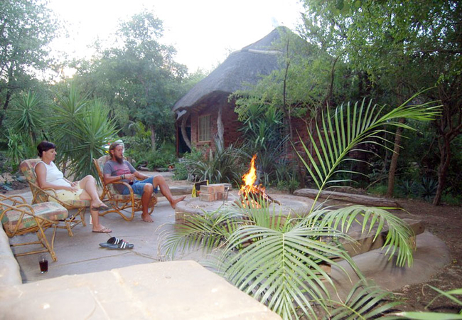 Baby lodge braai area