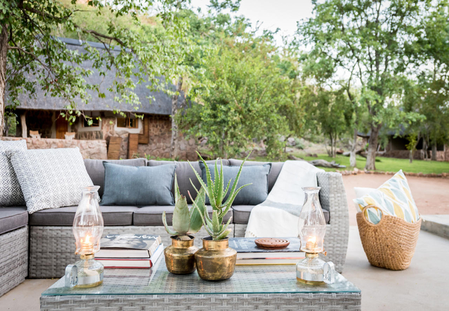 The Outdoor Lounge Area at Chacma