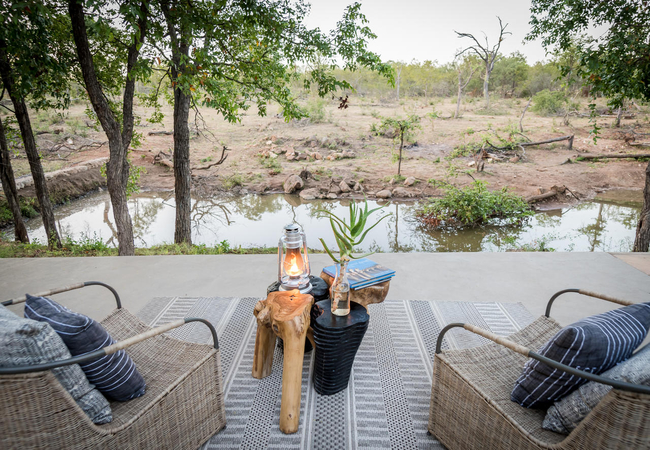 Waterhole in Front of Camp