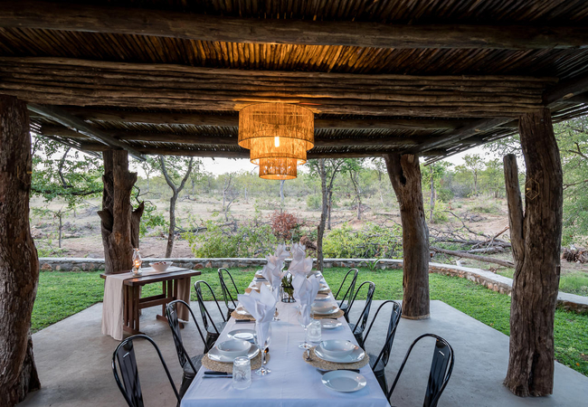 Dining Area Overlooking Waterhole