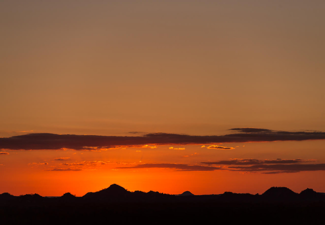 Sunset Over Maseke Game Reserve