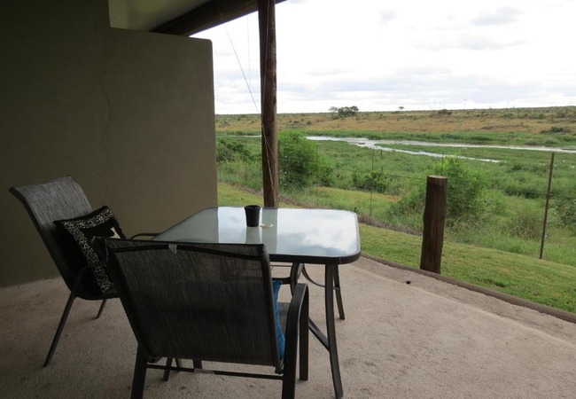 River Front Room with Patio