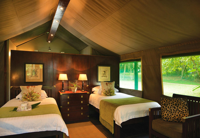 Luxury Tented Twin Chalet 