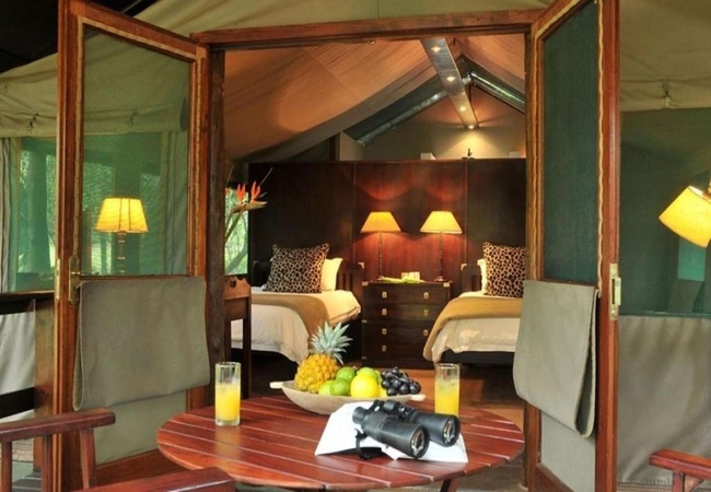 Luxury Tented Twin Chalet 