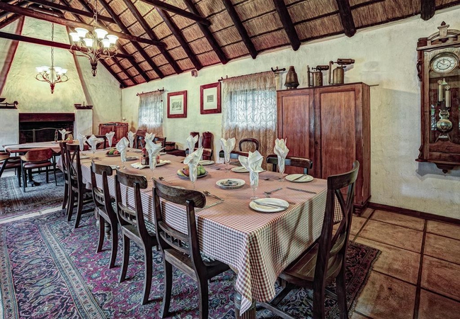 Guest dining area